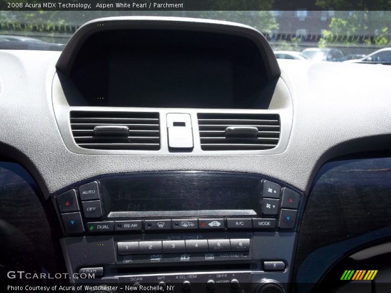 Aspen White Pearl / Parchment 2008 Acura MDX Technology