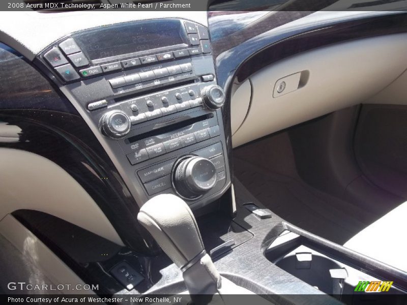 Aspen White Pearl / Parchment 2008 Acura MDX Technology