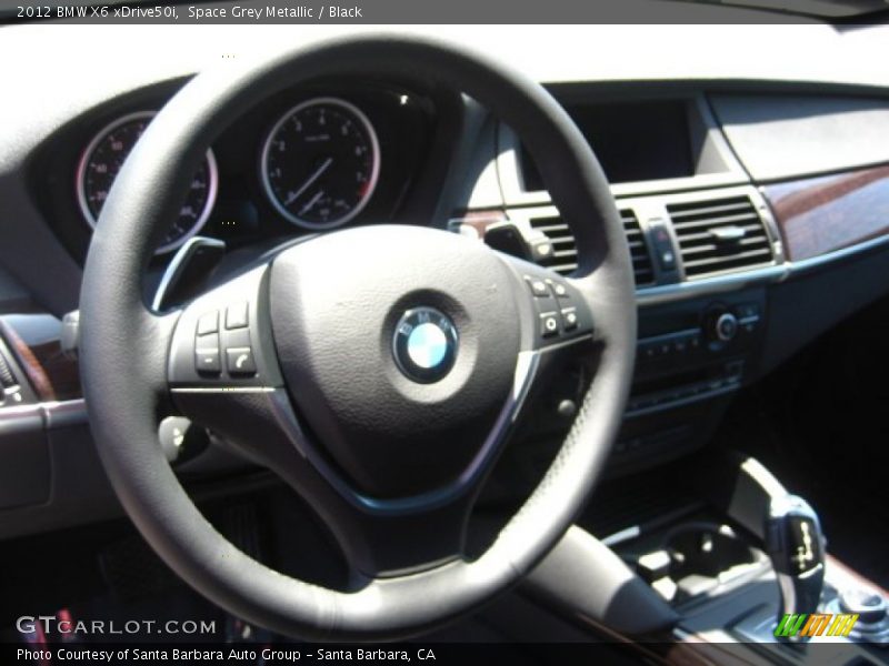 Space Grey Metallic / Black 2012 BMW X6 xDrive50i