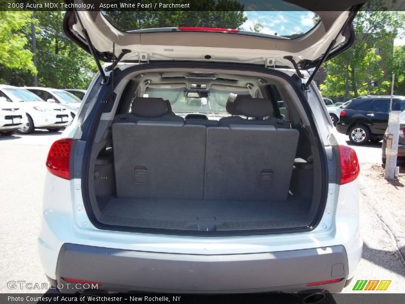 Aspen White Pearl / Parchment 2008 Acura MDX Technology