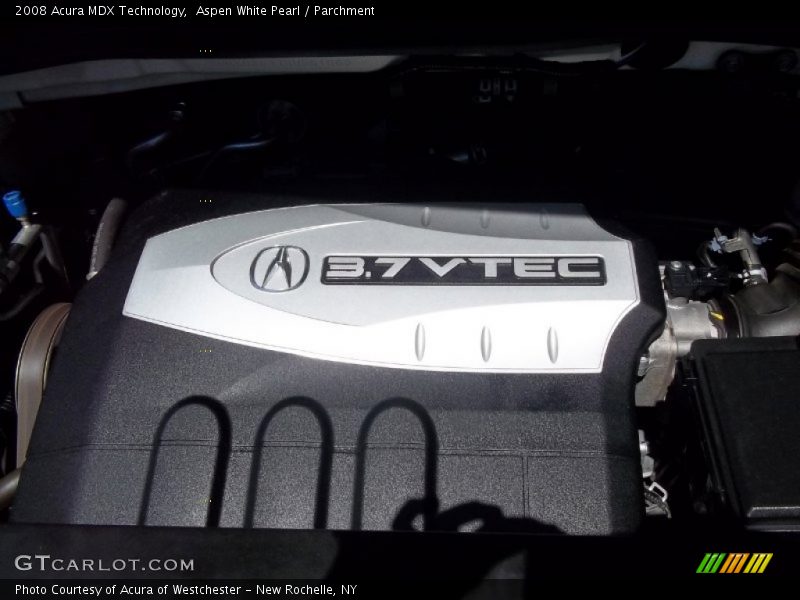 Aspen White Pearl / Parchment 2008 Acura MDX Technology