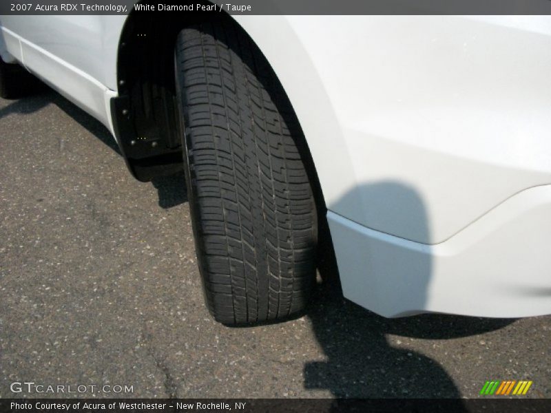 White Diamond Pearl / Taupe 2007 Acura RDX Technology