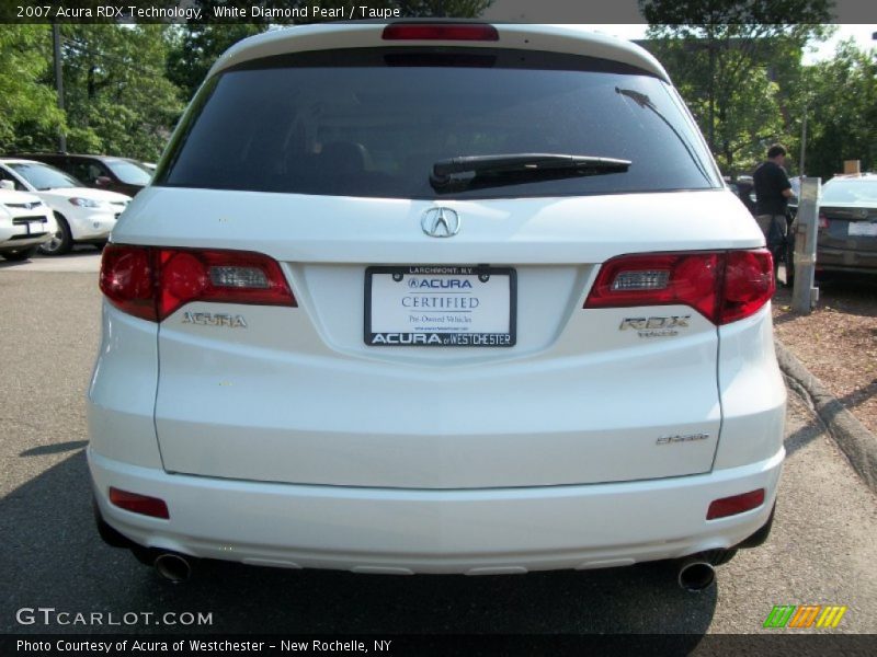 White Diamond Pearl / Taupe 2007 Acura RDX Technology