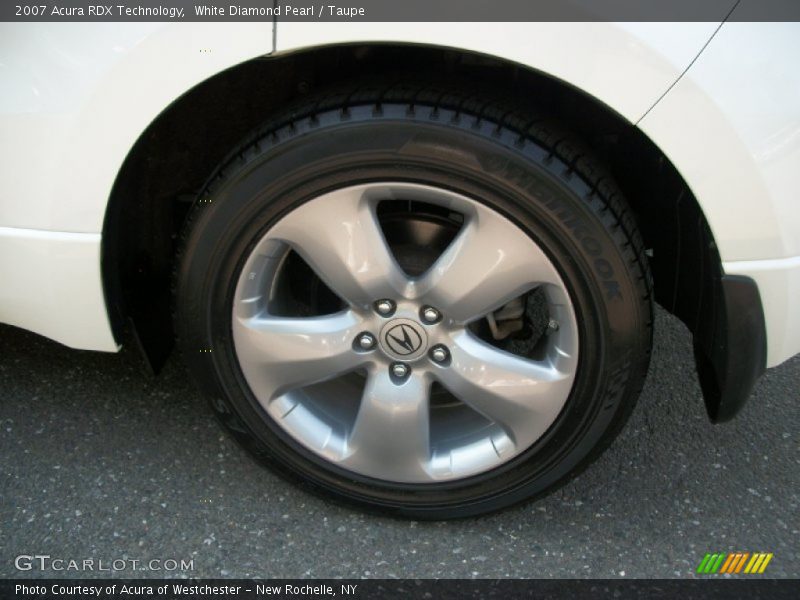 White Diamond Pearl / Taupe 2007 Acura RDX Technology