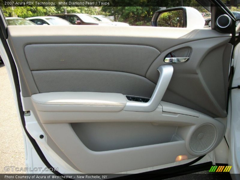 White Diamond Pearl / Taupe 2007 Acura RDX Technology
