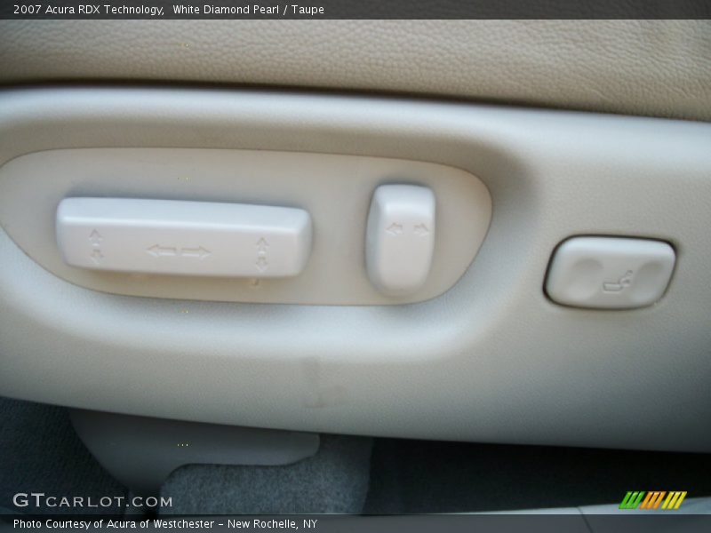 White Diamond Pearl / Taupe 2007 Acura RDX Technology