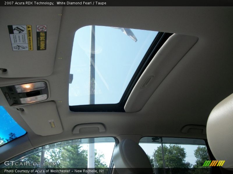 White Diamond Pearl / Taupe 2007 Acura RDX Technology