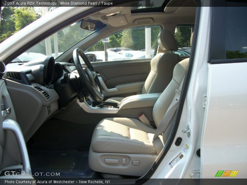 White Diamond Pearl / Taupe 2007 Acura RDX Technology