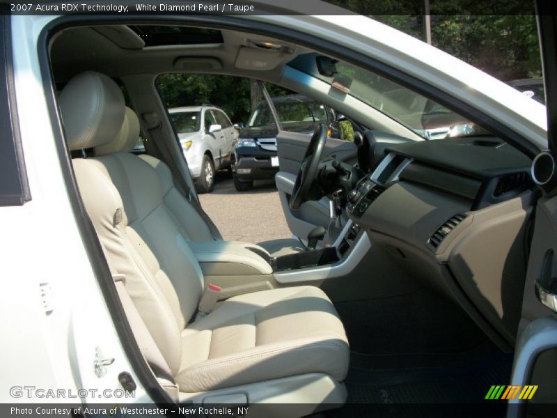 White Diamond Pearl / Taupe 2007 Acura RDX Technology