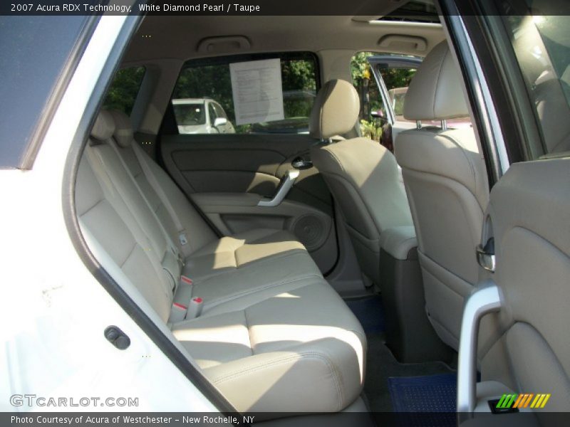 White Diamond Pearl / Taupe 2007 Acura RDX Technology
