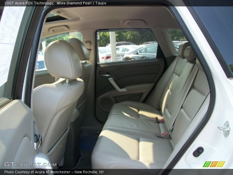 White Diamond Pearl / Taupe 2007 Acura RDX Technology