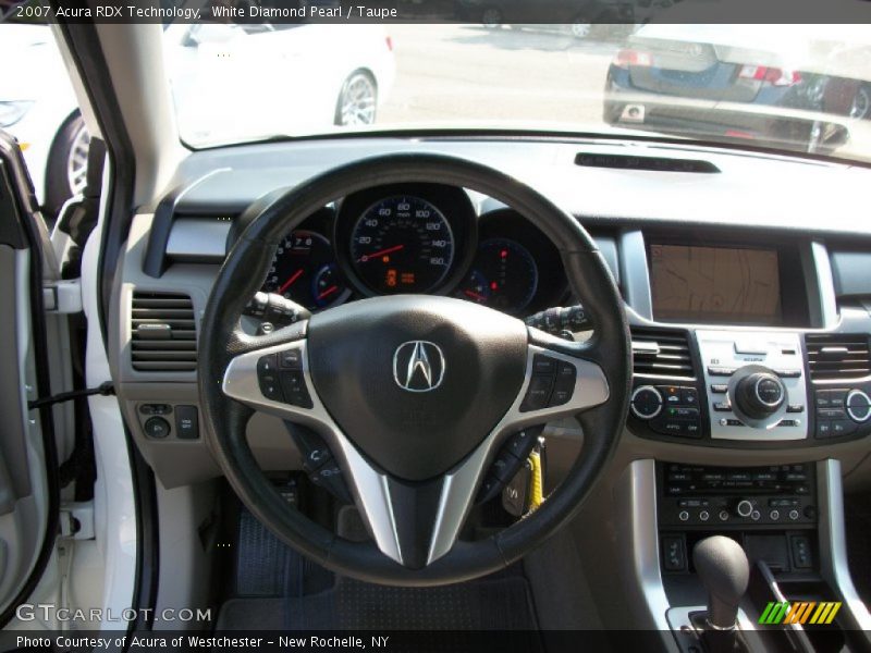 White Diamond Pearl / Taupe 2007 Acura RDX Technology