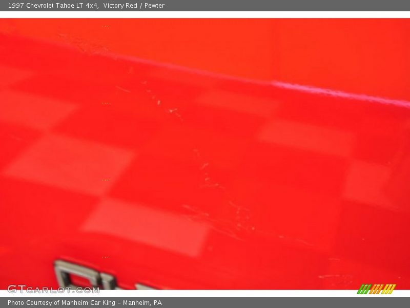 Victory Red / Pewter 1997 Chevrolet Tahoe LT 4x4
