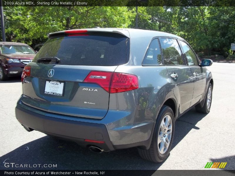 Sterling Gray Metallic / Ebony 2009 Acura MDX