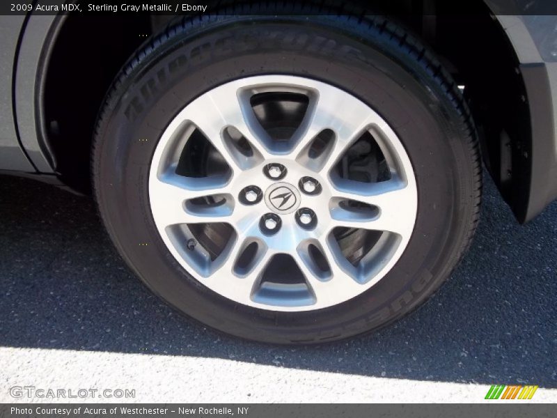 Sterling Gray Metallic / Ebony 2009 Acura MDX