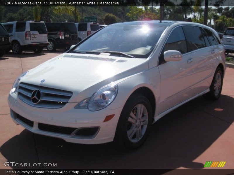 Alabaster White / Macadamia 2007 Mercedes-Benz R 500 4Matic