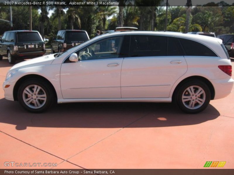Alabaster White / Macadamia 2007 Mercedes-Benz R 500 4Matic