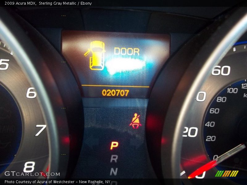 Sterling Gray Metallic / Ebony 2009 Acura MDX