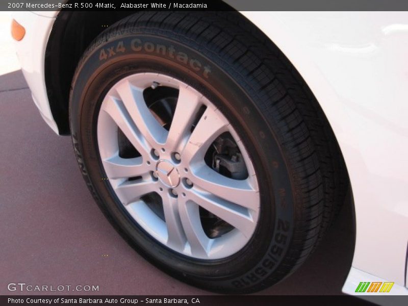 Alabaster White / Macadamia 2007 Mercedes-Benz R 500 4Matic