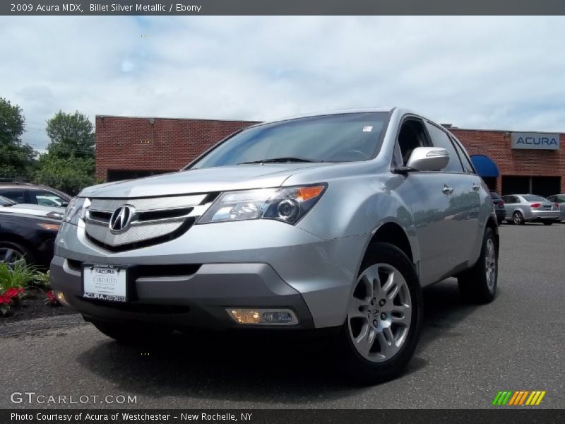 Billet Silver Metallic / Ebony 2009 Acura MDX