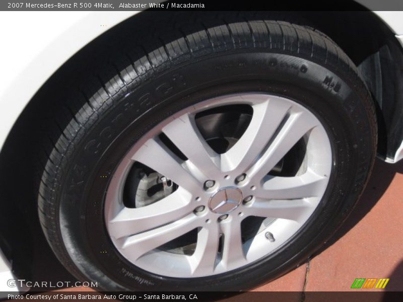 Alabaster White / Macadamia 2007 Mercedes-Benz R 500 4Matic