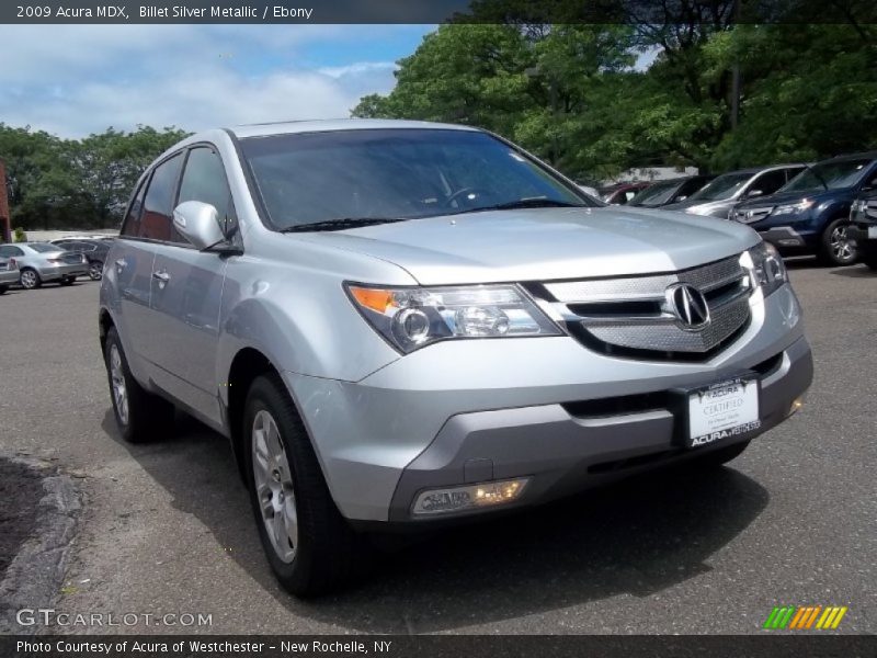 Billet Silver Metallic / Ebony 2009 Acura MDX