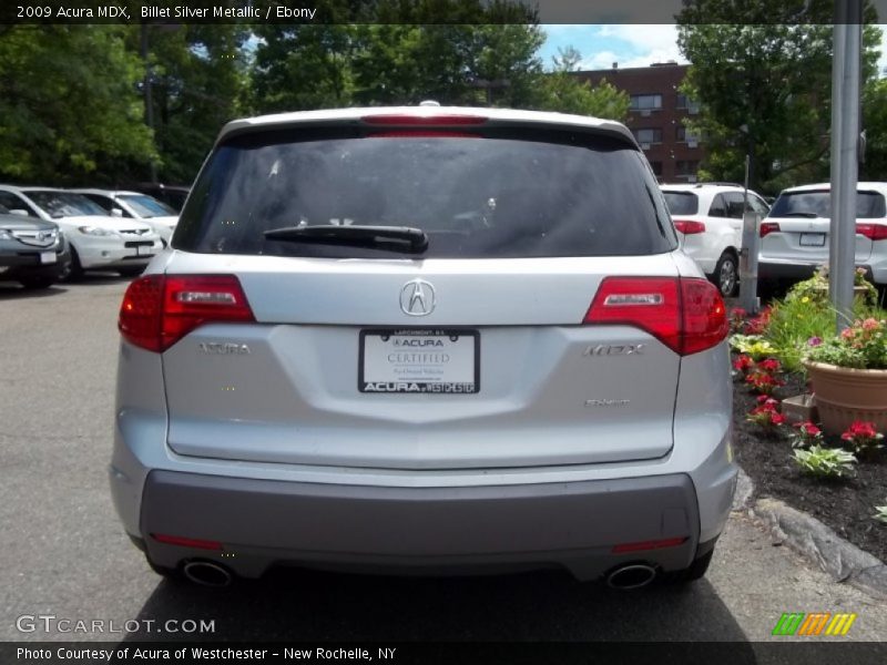 Billet Silver Metallic / Ebony 2009 Acura MDX
