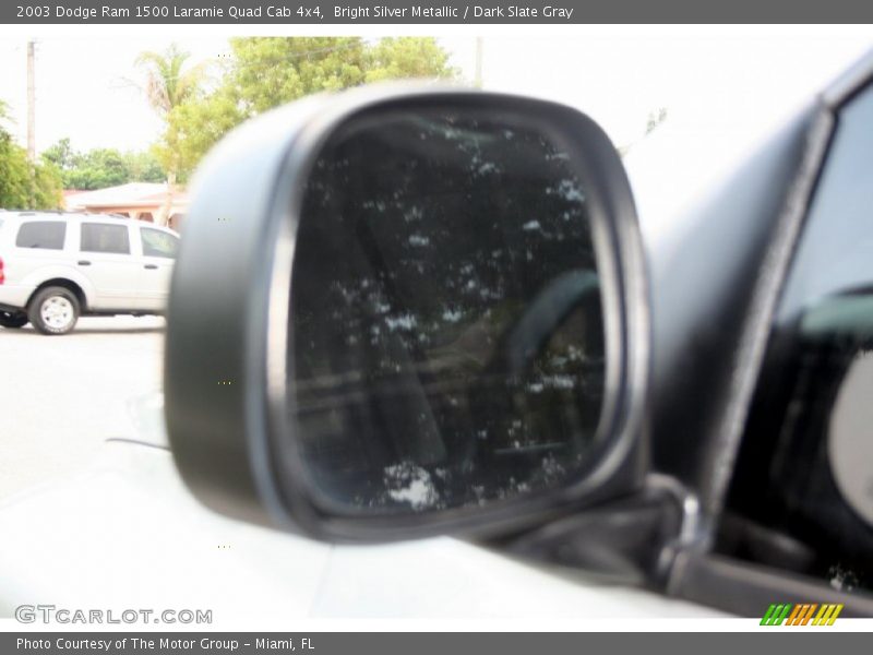 Bright Silver Metallic / Dark Slate Gray 2003 Dodge Ram 1500 Laramie Quad Cab 4x4