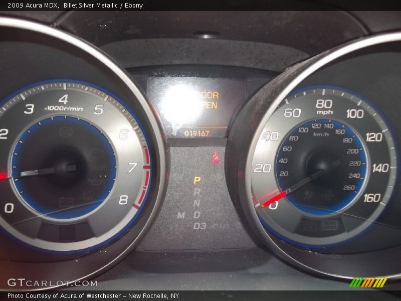 Billet Silver Metallic / Ebony 2009 Acura MDX