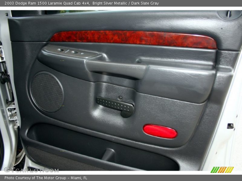 Bright Silver Metallic / Dark Slate Gray 2003 Dodge Ram 1500 Laramie Quad Cab 4x4