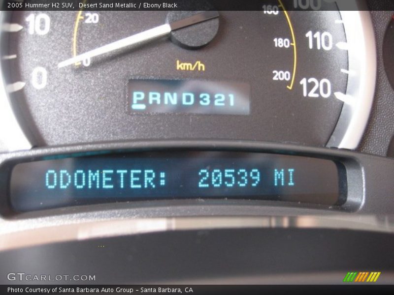 Desert Sand Metallic / Ebony Black 2005 Hummer H2 SUV