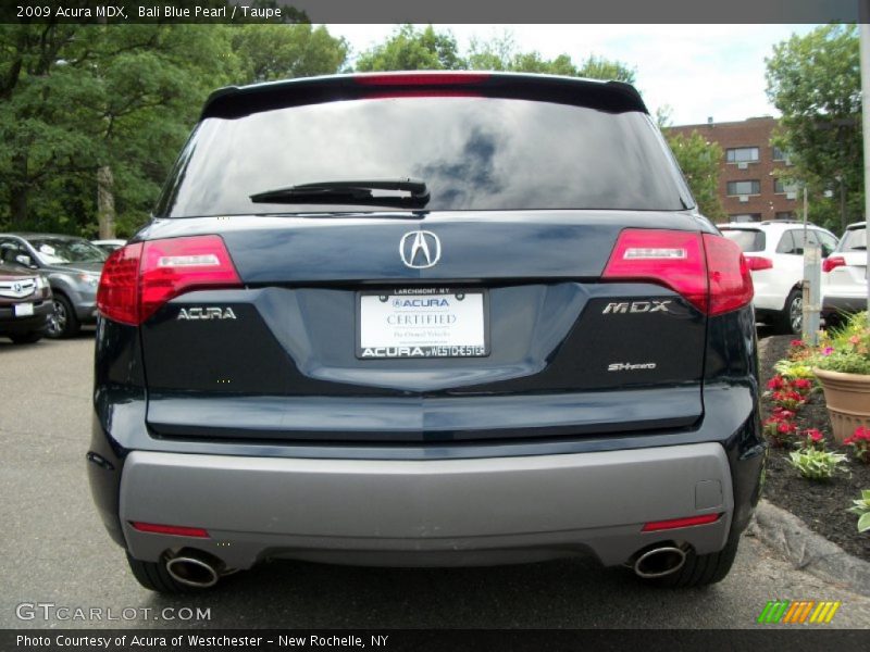 Bali Blue Pearl / Taupe 2009 Acura MDX