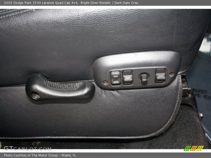 Bright Silver Metallic / Dark Slate Gray 2003 Dodge Ram 1500 Laramie Quad Cab 4x4