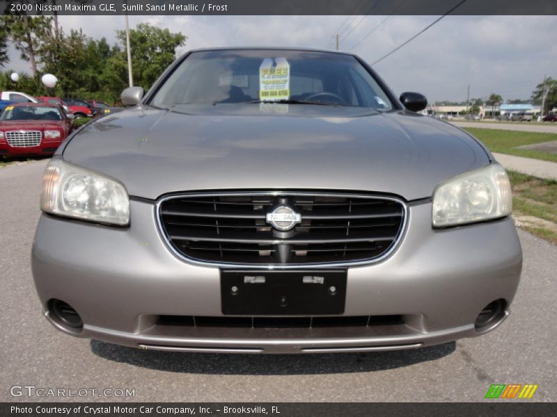 Sunlit Sand Metallic / Frost 2000 Nissan Maxima GLE