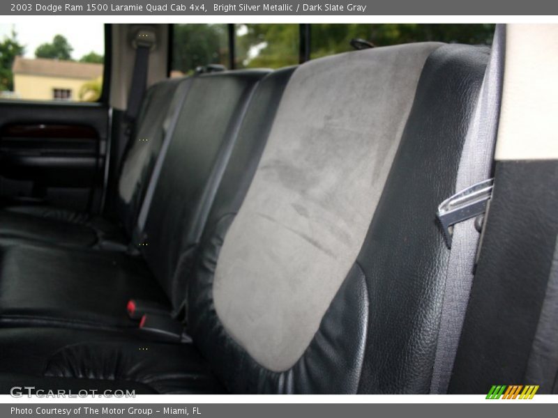 Bright Silver Metallic / Dark Slate Gray 2003 Dodge Ram 1500 Laramie Quad Cab 4x4