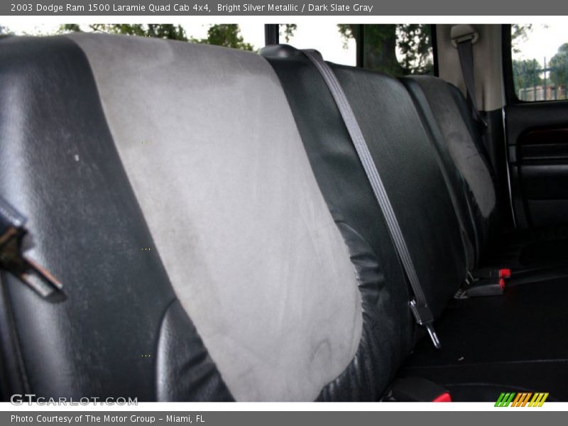 Bright Silver Metallic / Dark Slate Gray 2003 Dodge Ram 1500 Laramie Quad Cab 4x4
