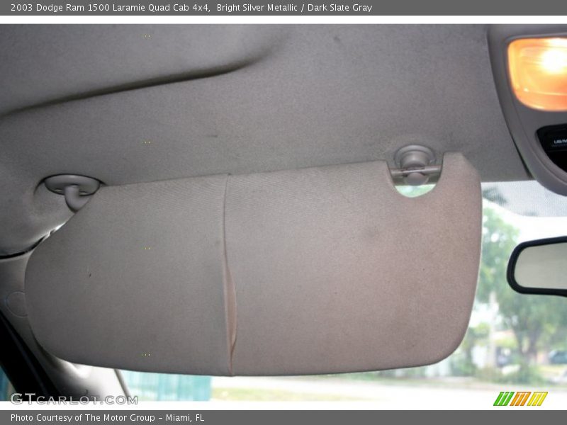 Bright Silver Metallic / Dark Slate Gray 2003 Dodge Ram 1500 Laramie Quad Cab 4x4