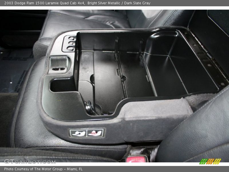 Bright Silver Metallic / Dark Slate Gray 2003 Dodge Ram 1500 Laramie Quad Cab 4x4