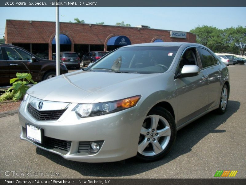Palladium Metallic / Ebony 2010 Acura TSX Sedan