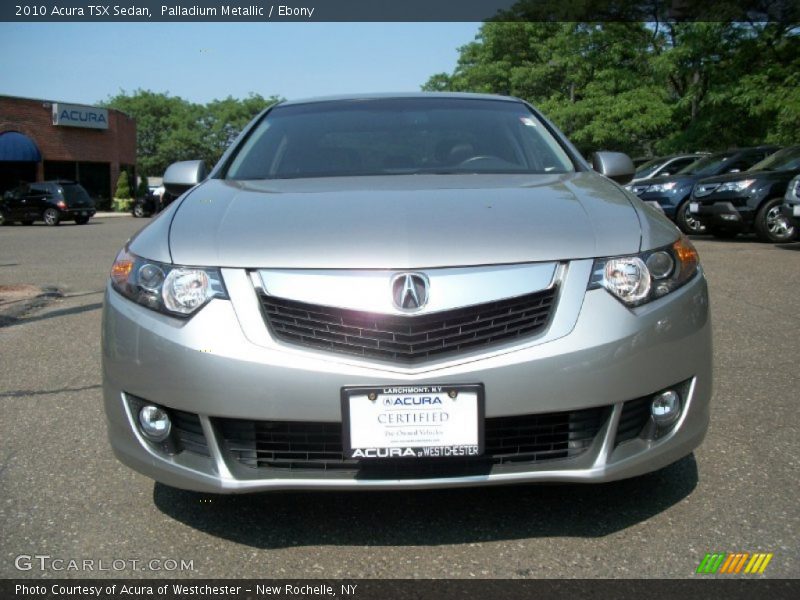 Palladium Metallic / Ebony 2010 Acura TSX Sedan