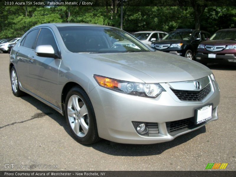 Palladium Metallic / Ebony 2010 Acura TSX Sedan
