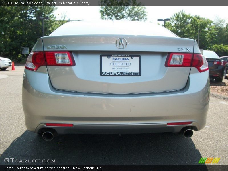 Palladium Metallic / Ebony 2010 Acura TSX Sedan