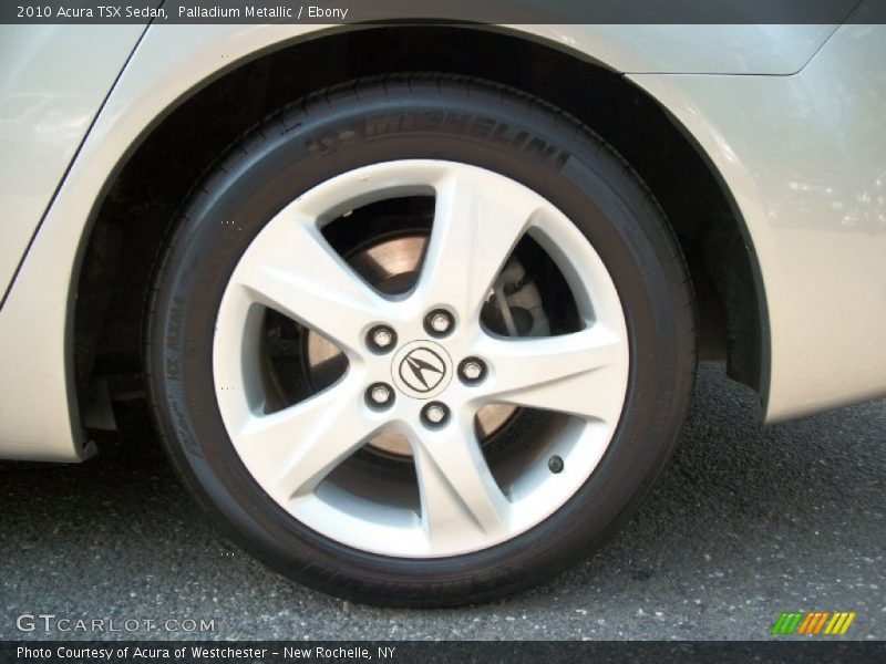 Palladium Metallic / Ebony 2010 Acura TSX Sedan