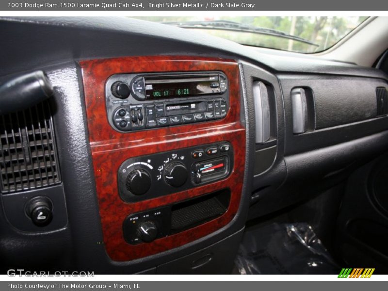 Controls of 2003 Ram 1500 Laramie Quad Cab 4x4