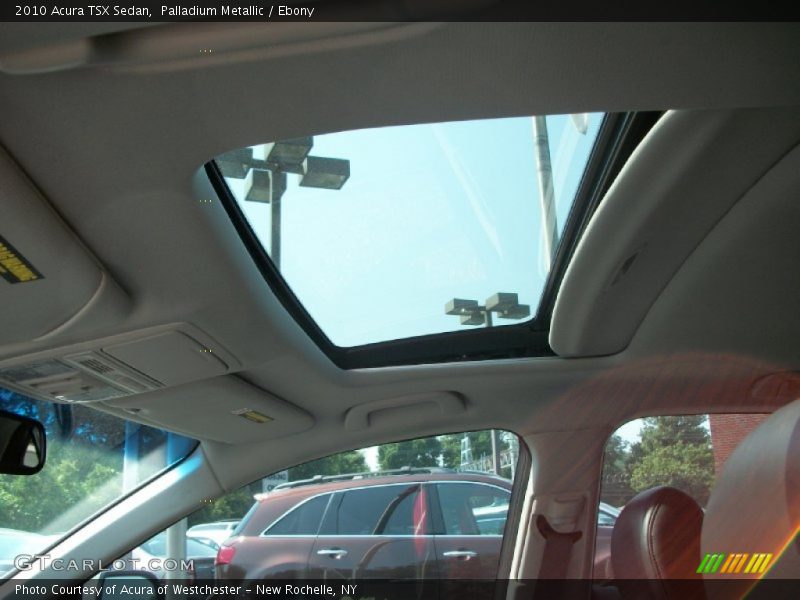 Palladium Metallic / Ebony 2010 Acura TSX Sedan