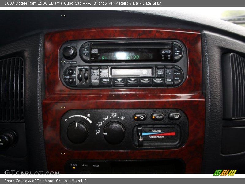 Controls of 2003 Ram 1500 Laramie Quad Cab 4x4
