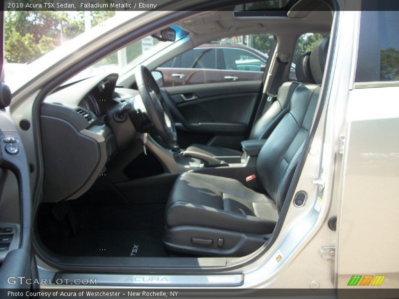 Palladium Metallic / Ebony 2010 Acura TSX Sedan