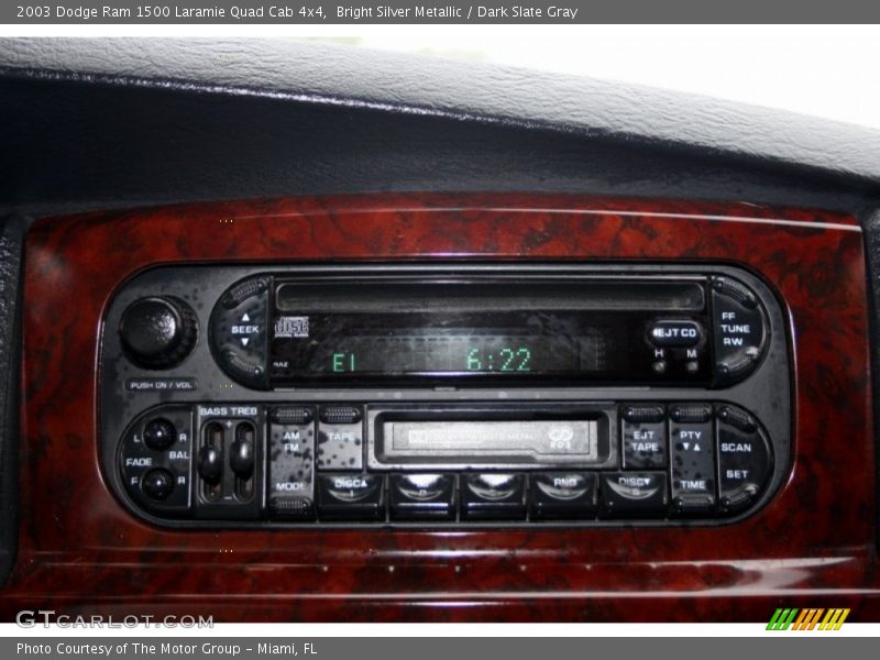 Controls of 2003 Ram 1500 Laramie Quad Cab 4x4