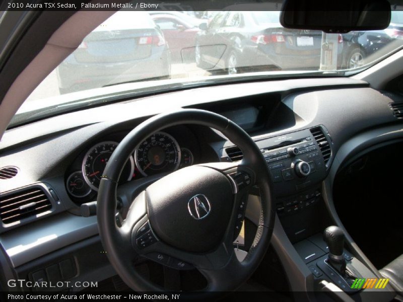 Palladium Metallic / Ebony 2010 Acura TSX Sedan