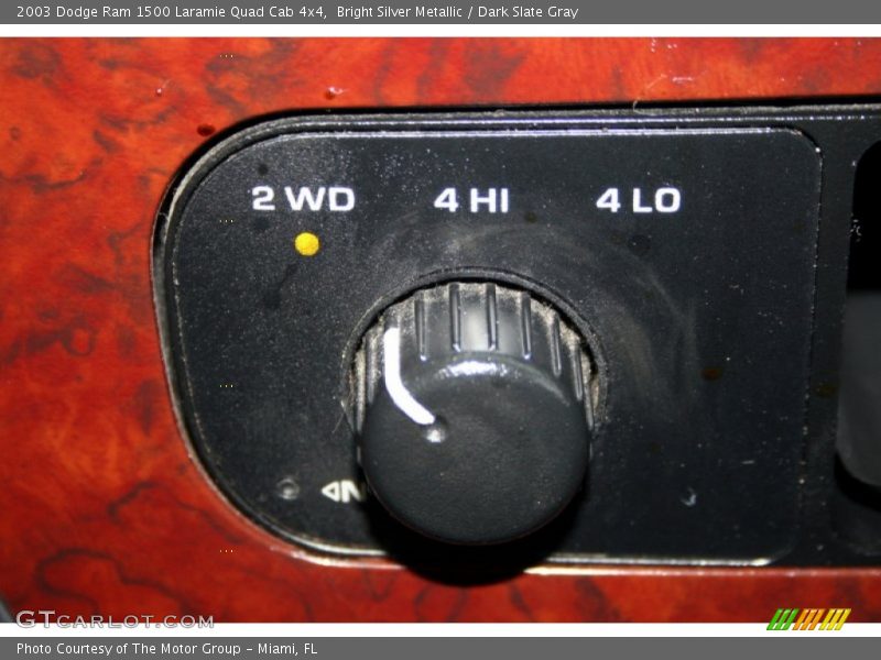Controls of 2003 Ram 1500 Laramie Quad Cab 4x4